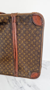 Louis Vuitton Monogram Suitcases Vintage Luggage Set CELEBRITY OWNED Travel Set