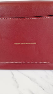 Coach 1941 Dakotah Satchel in Burgundy Red Smooth Leather - Handbag Crossbody Bag - Coach 59132