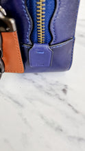 Load image into Gallery viewer, Coach 1941 Camera Bag with Tea Rose Turnlock Scalloped Edge C-Chain Strap in Cadet Blue Purple Crossbody Bag - Coach 29094
