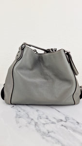 Coach Edie 31 Shoulder Bag in Grey Pebble Leather - Handbag Coach 57125