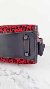 Coach 1941 Rogue 31 Wild at Heart Red Leopard Calfhair Haircalf & Black Leather - Satchel Handbag Coach 54554