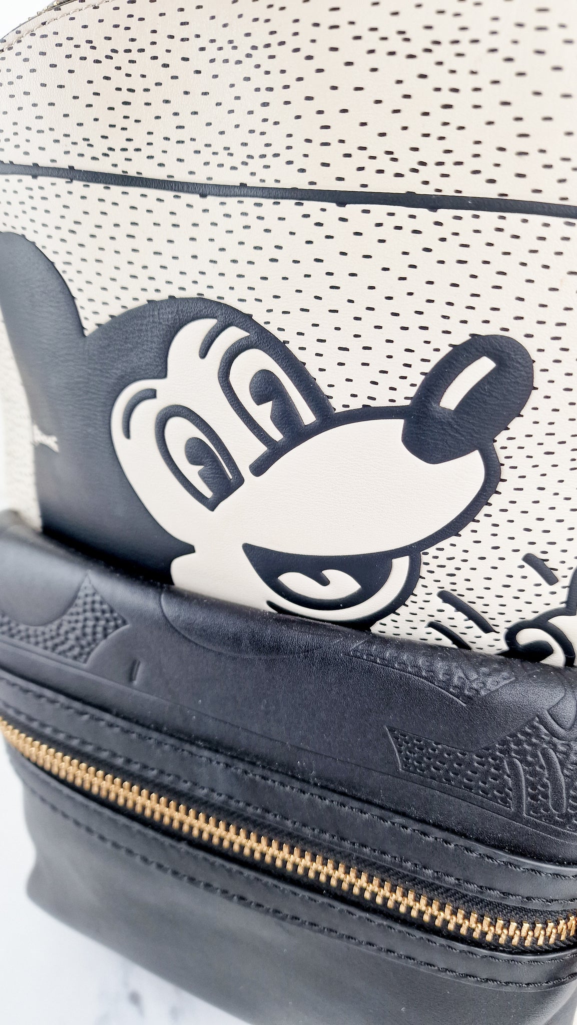 coach disney mickey backpack Disney x Coach Keith Haring Mickey Mouse Backpack in Black & White Sam – Essex Fashion House