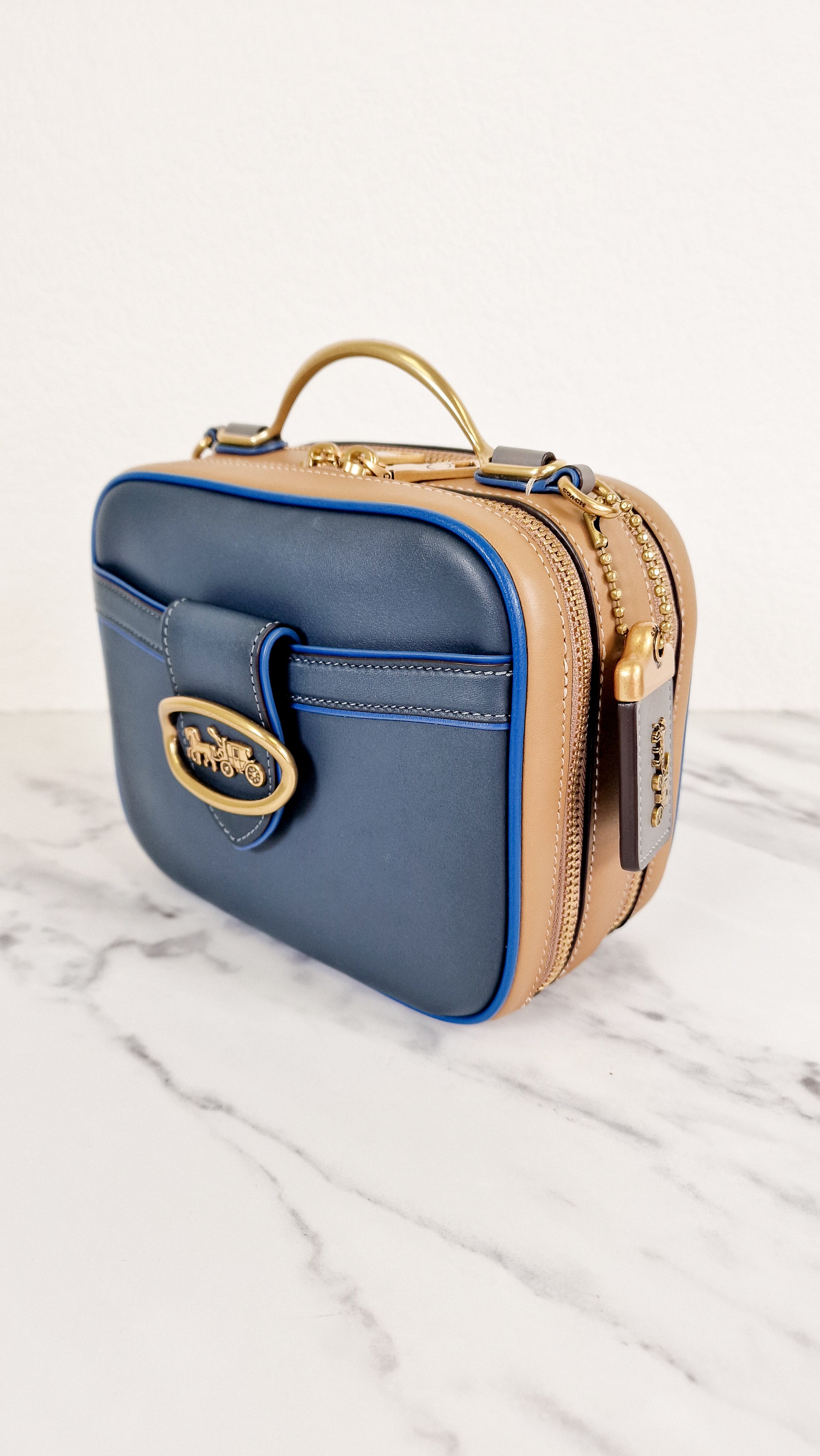 Top Handle Lunch Box Coach Coach 1941 Riley Lunchbox Bag In Dark