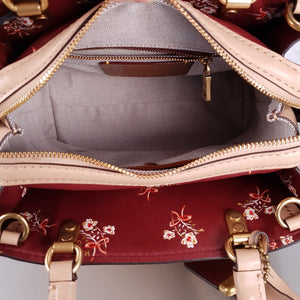 Coach Rogue 25 Beechwood Signature Floral Bow