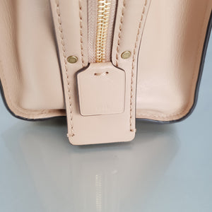 Coach Rogue 25 in Beechwood Signature Embossed with Floral Bow Lining