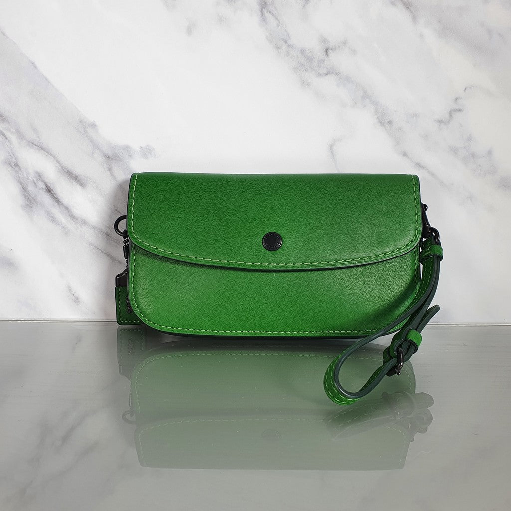 Coach kelly green purse Clearance