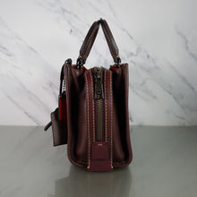 Load image into Gallery viewer, Coach Rogue 25 1941 Oxblood and red suede lining
