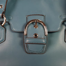 Load image into Gallery viewer, Coach Campbell Satchel Handbag in Mineral Blue
