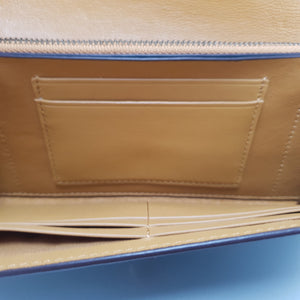 Coach envelope wallet turnlock dark turquoise 12134