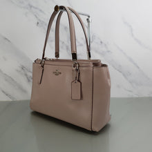 Load image into Gallery viewer, Coach Mini Christie Taupe Silver F34797 handbag
