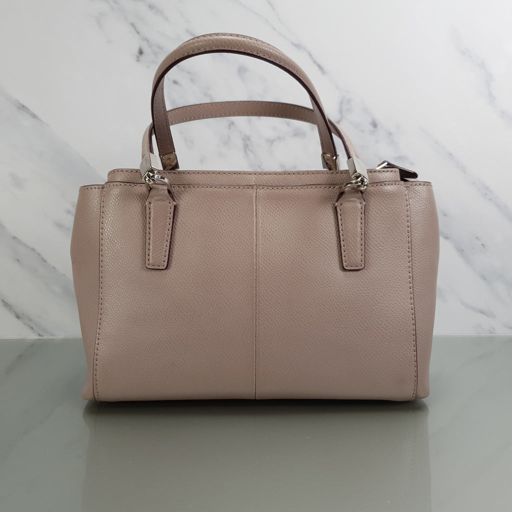 Coach Madison Mini Christie Carryall in Saffiano Leather Logan