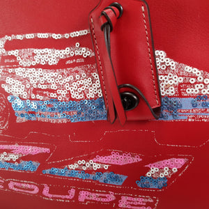 Coach Rogue 31 1941 red coupe rally emblems car 58151 sequins
