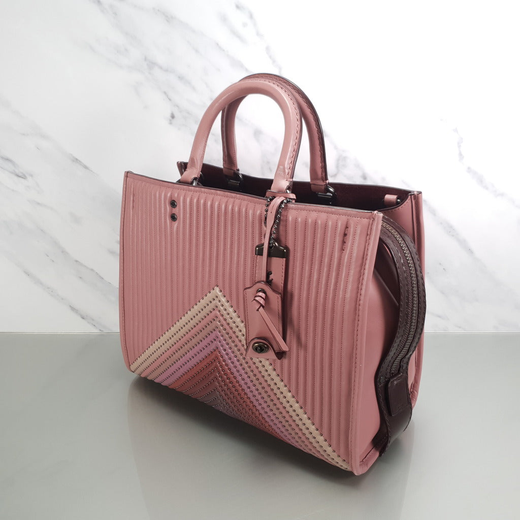 Pink Coach Rogue Quilted Coach Dusty Rose Coach 1941 Rogue 31