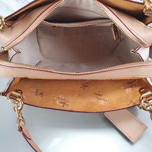 Load image into Gallery viewer, Rare Coach Rogue Shoulde Bag in Chalk Pebble Leather with Floral Bow Suede Lining - SAMPLE BAG
