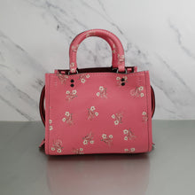 Load image into Gallery viewer, Coach Rogue 25 in Pink Floral Bow - Pebble Leather Handbag - SAMPLE BAG
