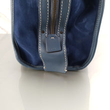 Load image into Gallery viewer, 57179 Coach Rogue 36 dark denim blue suede handbag
