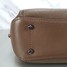 Load image into Gallery viewer, 57659 Coach drifter fatigue brown top handle western rivets

