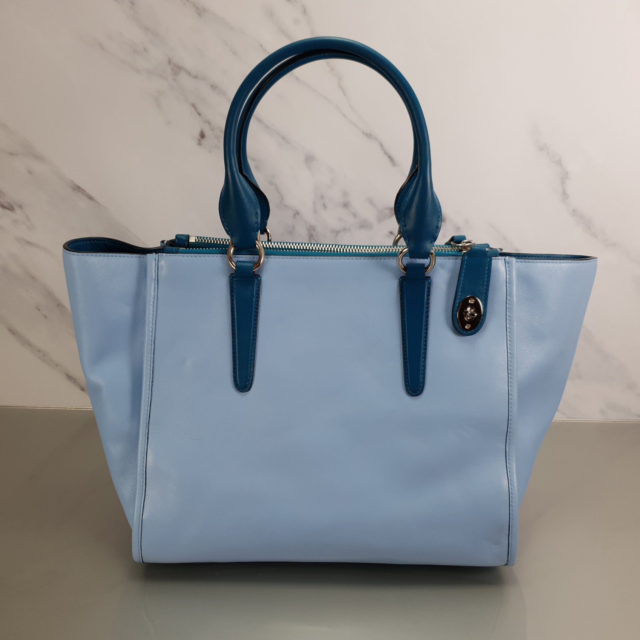 Coach Blue Tote Bags