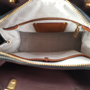Coach Rogue 25 in Black Crossgrain Leather and C-chain - Crossbody Handbag - SAMPLE BAG