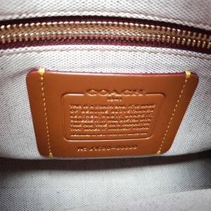 Coach Rogue 25 in Black Crossgrain Leather and C-chain - Crossbody Handbag - SAMPLE BAG