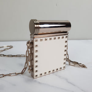 Valentino minaudiere compact crossbody clutch Clearance