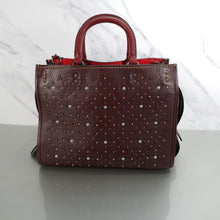 Load image into Gallery viewer, Coach 12164 Rogue 31 oxblood prairie rivets red suede studs colorblock
