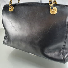 Load image into Gallery viewer, Coach  35575 Parker Carryall black smooth leather shoulder bag c turnlock
