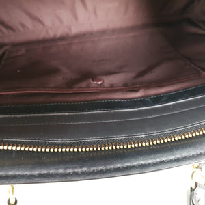 Coach  35575 Parker Carryall black smooth leather shoulder bag c turnlock
