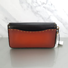 Load image into Gallery viewer, Coach 30455 Dinky Border Rivets Colorblock Genuine Snakeskin Crossbody bag
