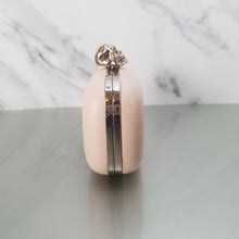 Load image into Gallery viewer, Alexander Mcqueen 236715 000926 Skull Box Clutch Nude Pink nappa leather handbag
