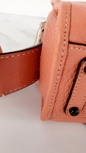 Coach Rogue 17 in Melon Pebble Leather with Oxblood Suede Lining - Crossbody Bag Salmon Pink Pastel Orange - Coach 22978