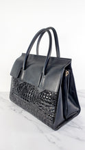 Load image into Gallery viewer, Versace Vanitas Baroque Quilted Black Handbag in Nappa &amp; Patent Leather - Shoulder Bag Crossbody Bag
