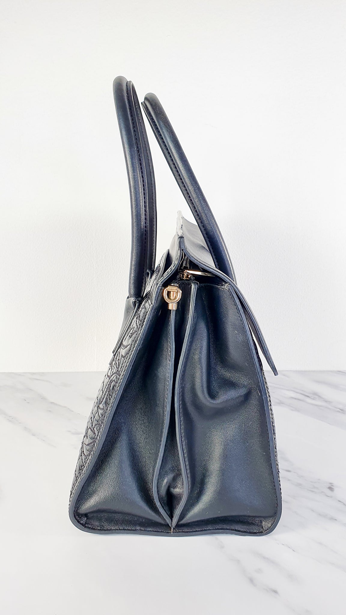Versace Vanitas Medea Baroque Quilted Silver Shoulder Bag with Medusa –  Essex Fashion House