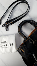 Load image into Gallery viewer, Coach 1941 Rogue 31 in Black Pebble Leather with Honey Suede - Handbag Satchel with Clochette
