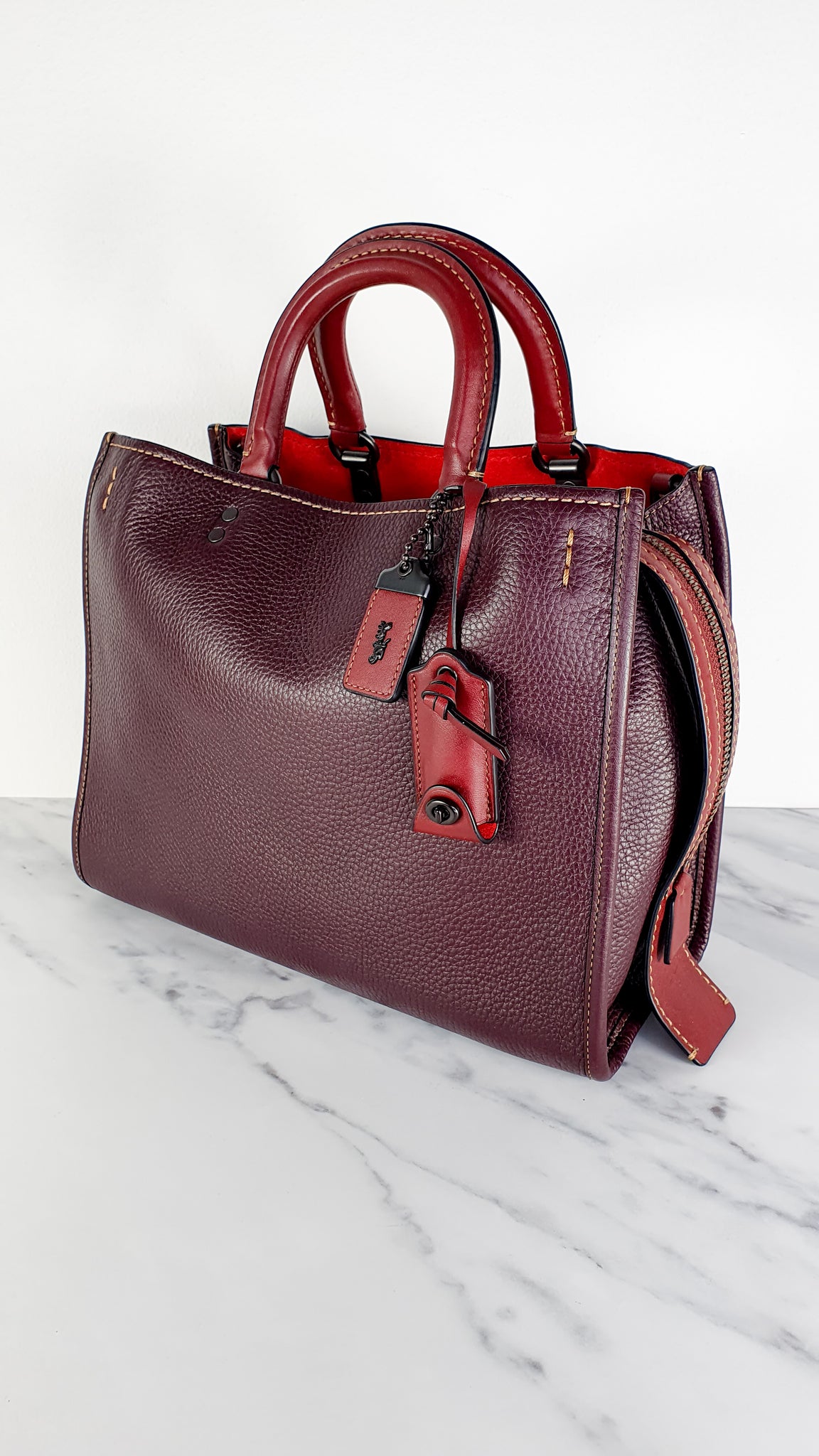 Coach handbags oxblood Clearance