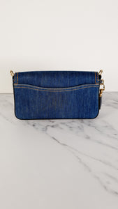 Coach 1941 Dinky in Denim with Tea Roses Limited Edition - Blue Coach 53705