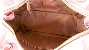 Coach Dreamer in Dark Berry Purple Plum Cerise Magenta Leather and Suede - Handbag Coach 38847
