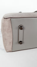 Load image into Gallery viewer, Coach 1941 Cooper Carryall Bag in Heather Grey Suede &amp; Leather - Crossbody Handbag Tote - Coach 22822
