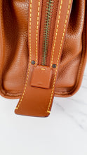 Load image into Gallery viewer, Coach 1941 Rogue 31 in Saddle Brown Pebble Leather &amp; Wine Burgundy Suede Lining Coach 38124

