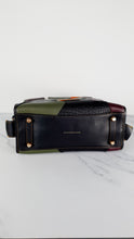 Load image into Gallery viewer, RARE Coach 1941 Rogue 31 in Black with Patchwork and Orange Suede Colorblock Handbag Coach 54552
