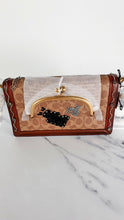 Load image into Gallery viewer, Limited Edition Coach x Keith Haring Riley with Embellishments in Signature &amp; Saddle Brown - Charms, Rexy, Crystals, Rivets, Tea Roses - Coach 31071
