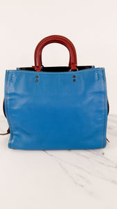 Coach 1941 Rogue 31 Nasa Space Patches in Blue with Suede Lining - Satchel Handbag Coach 10976