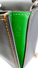 Load image into Gallery viewer, Coach 1941 Dinky Crossbody Bag With Colorblock Links in Black, Yellow, Green &amp; Saddle - Coach 86831
