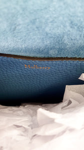Mulberry Soft Amberley Satchel in Metal Blue - Crossbody Satchel Handbag HH6622-736U731 