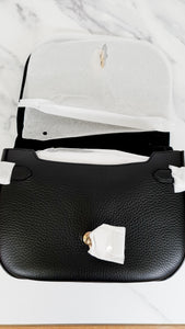 Mulberry Soft Amberley Satchel in Black Pebbled Leather - Crossbody Satchel Handbag HH6622-736A100