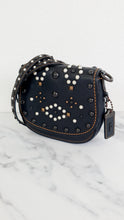 Load image into Gallery viewer, Coach 1941 Saddle 17 Bag with Western Rivets in Black - Crossbody Flap Bag - Coach F56564
