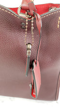 Load image into Gallery viewer, Coach 1941 Rogue 31 in Oxblood Pebble Leather Red Suede Lining Satchel Handbag - Coach 38124

