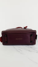 Load image into Gallery viewer, Coach 1941 Rogue 31 in Oxblood Pebble Leather Red Suede Lining Satchel Handbag - Coach 38124
