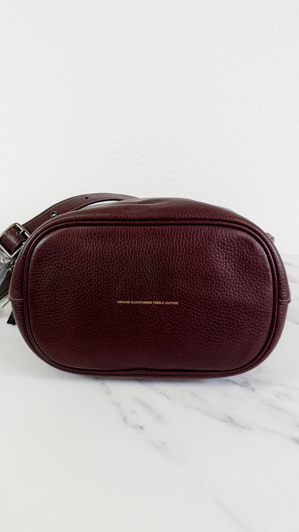 Coach 1941 Duffle Bag in Oxblood Brown Pebble Leather - Crossbody bag –  Essex Fashion House