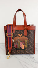 Load image into Gallery viewer, Coach Field Tote In Signature Canvas With Big Apple Skyline New York Saddle Brown - Bag Handbag Coach C0769
